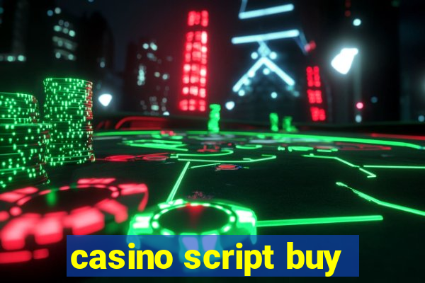 casino script buy