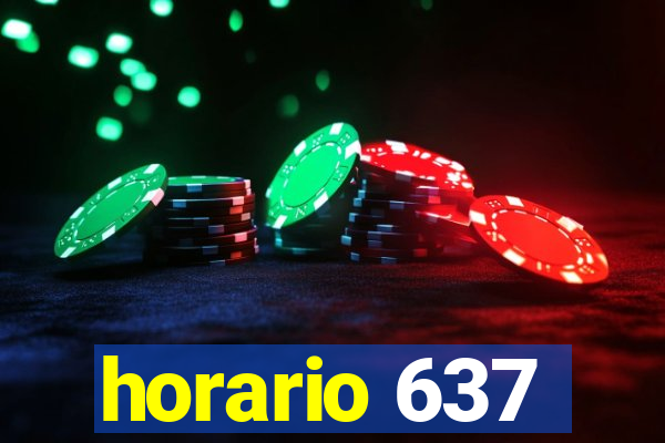 horario 637