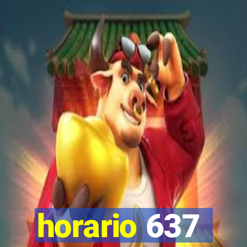 horario 637