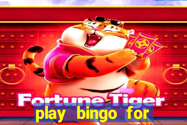 play bingo for free win real money