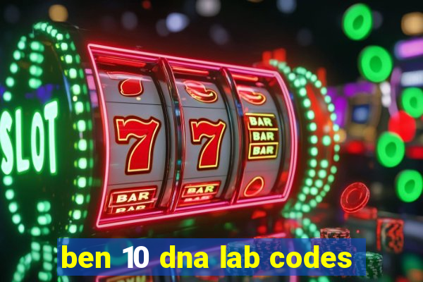 ben 10 dna lab codes