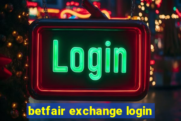 betfair exchange login