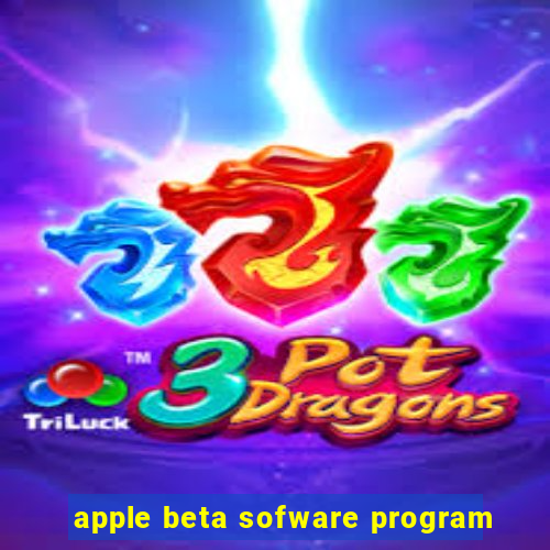 apple beta sofware program