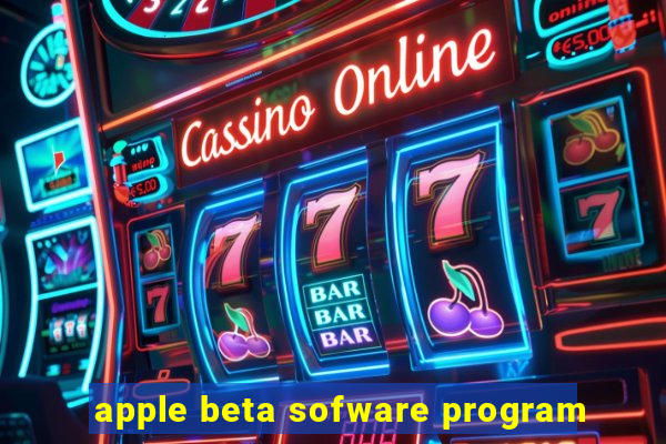 apple beta sofware program