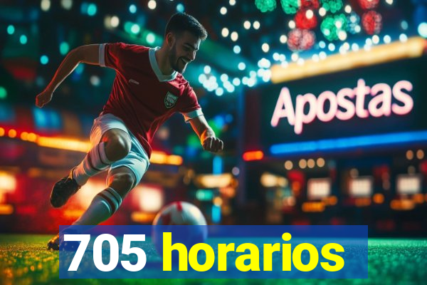 705 horarios