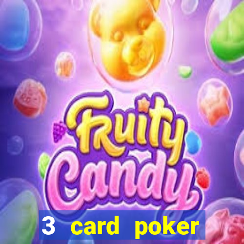 3 card poker online casino