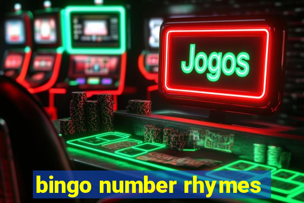 bingo number rhymes