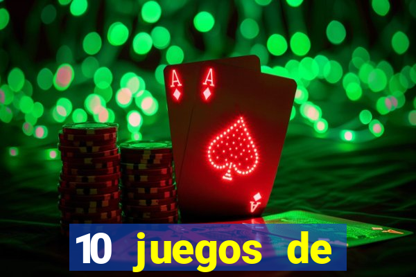 10 juegos de casino nombres