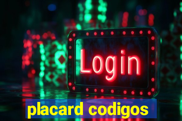 placard codigos