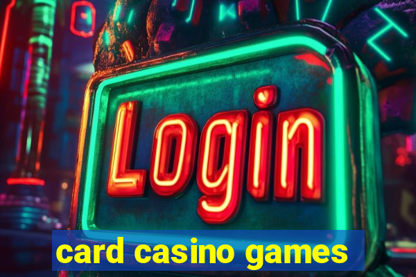 card casino games