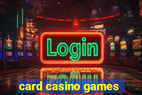 card casino games