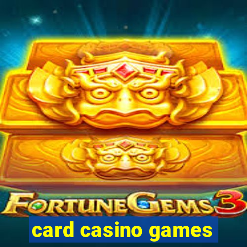 card casino games