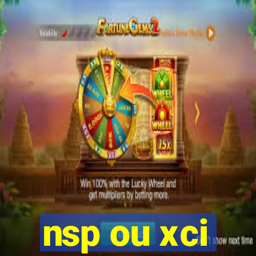 nsp ou xci