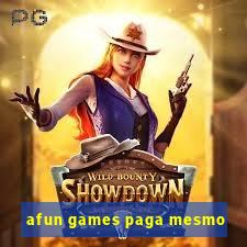 afun games paga mesmo