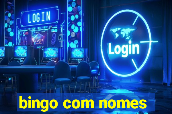 bingo com nomes