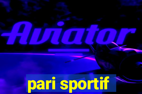 pari sportif