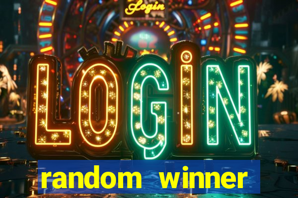 random winner triple play slot