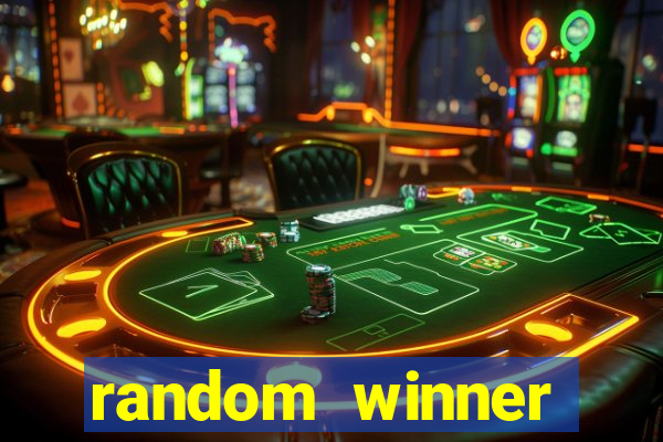 random winner triple play slot