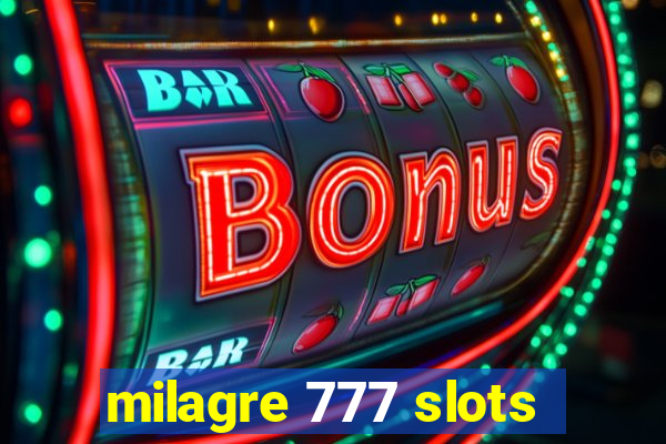 milagre 777 slots