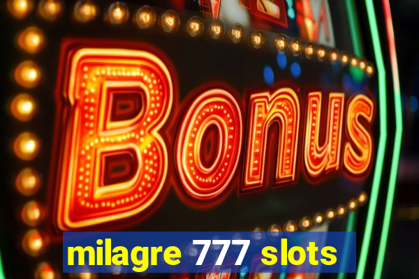 milagre 777 slots