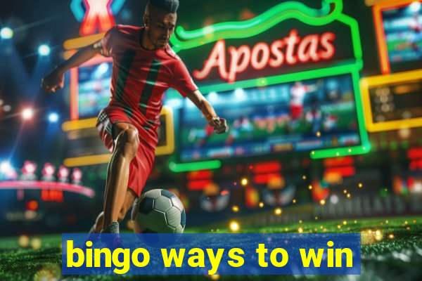 bingo ways to win