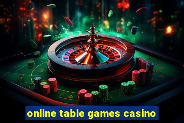 online table games casino