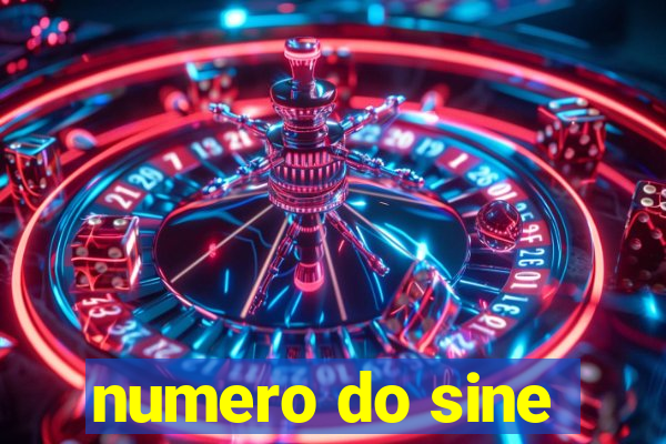 numero do sine