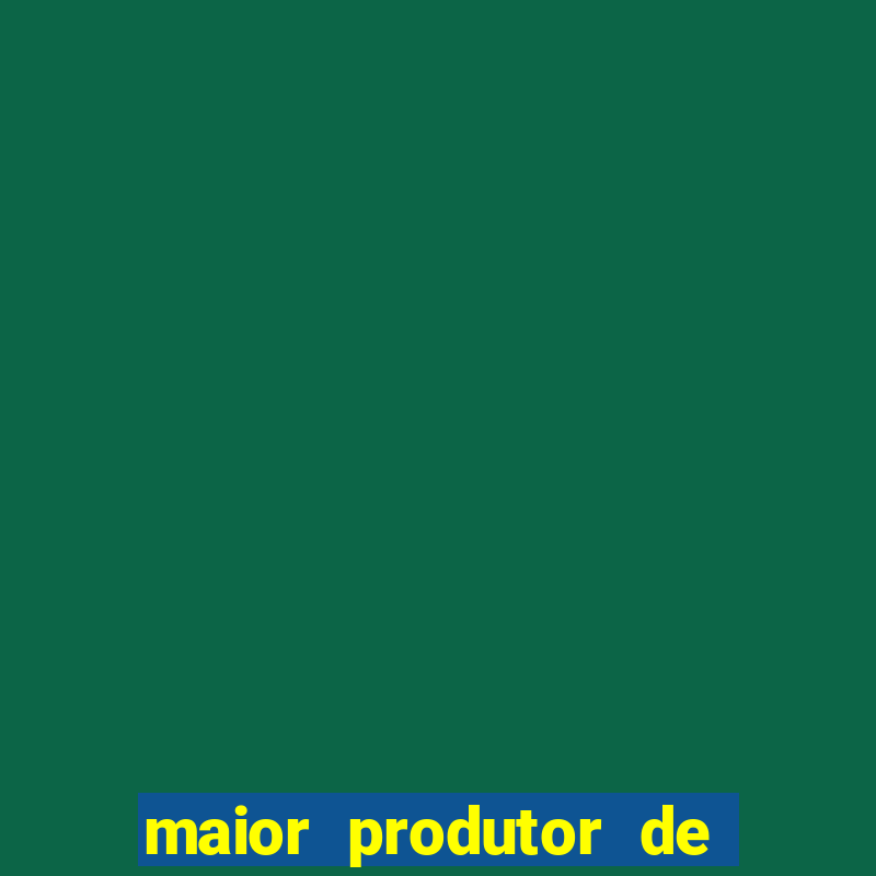 maior produtor de porco do brasil