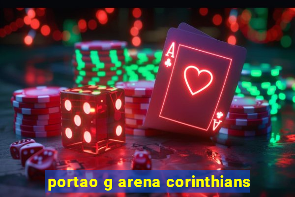 portao g arena corinthians