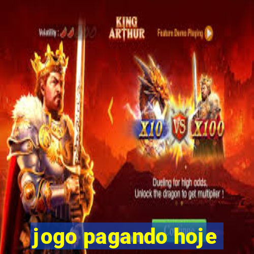 jogo pagando hoje