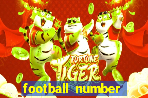 football number necklaces gold