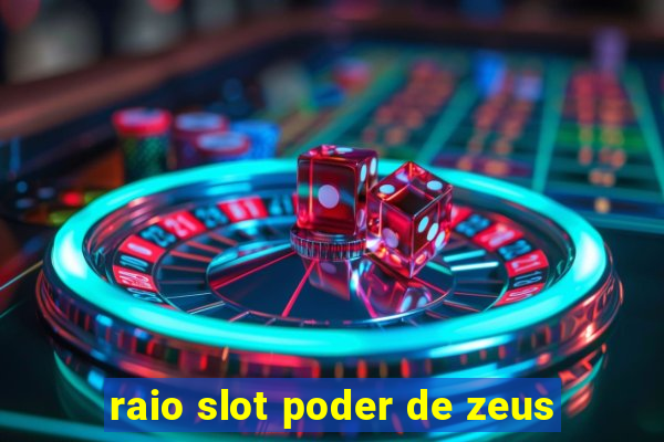 raio slot poder de zeus