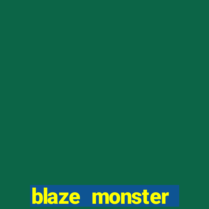 blaze monster machine fonte