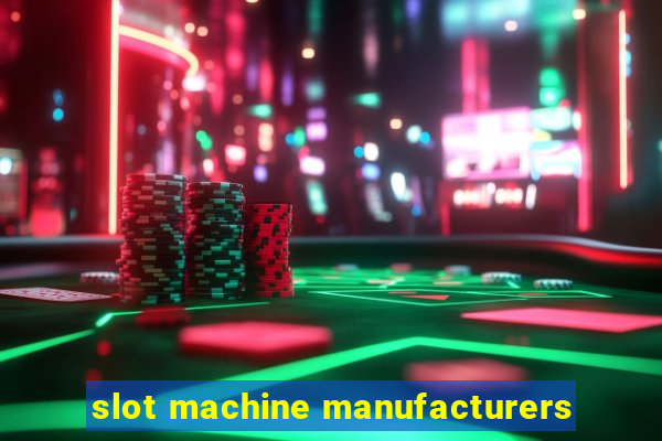 slot machine manufacturers