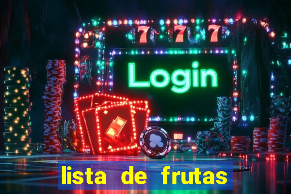 lista de frutas nativas do brasil