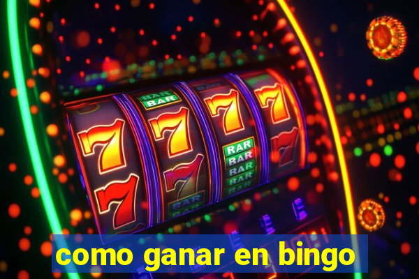 como ganar en bingo