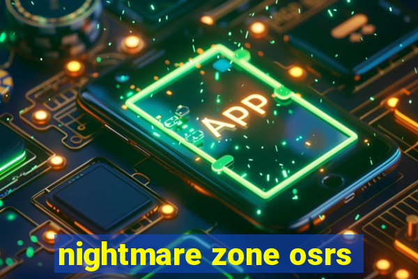 nightmare zone osrs