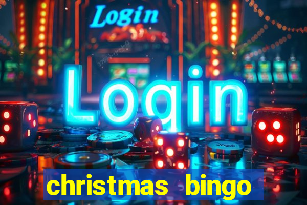 christmas bingo card generator