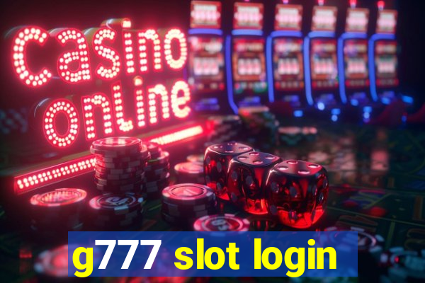 g777 slot login