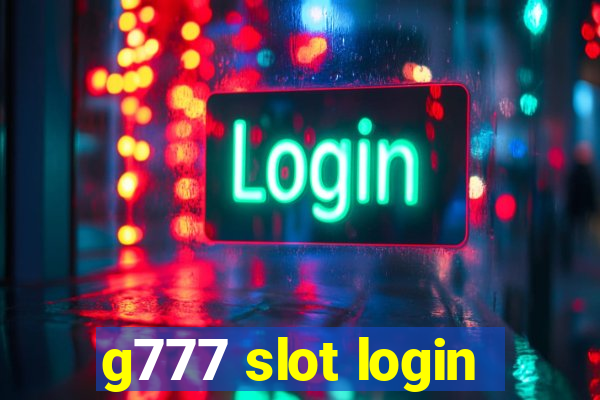 g777 slot login