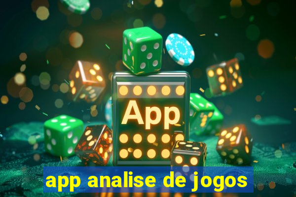 app analise de jogos