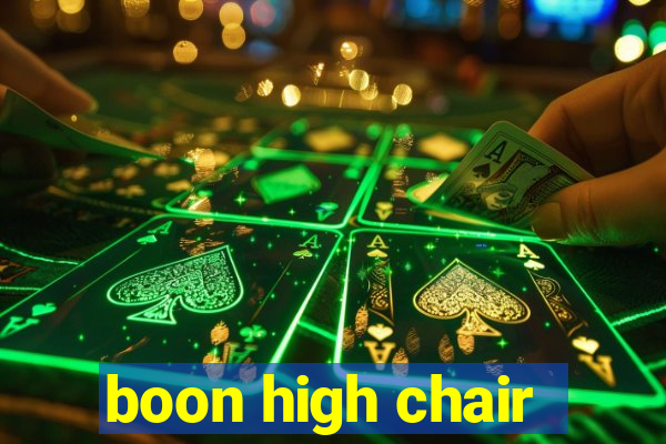 boon high chair