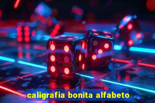 caligrafia bonita alfabeto