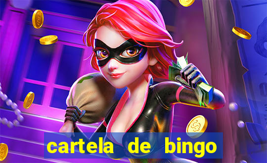 cartela de bingo vazia para imprimir