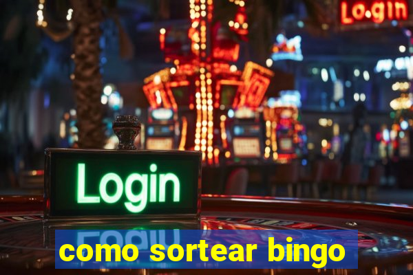 como sortear bingo