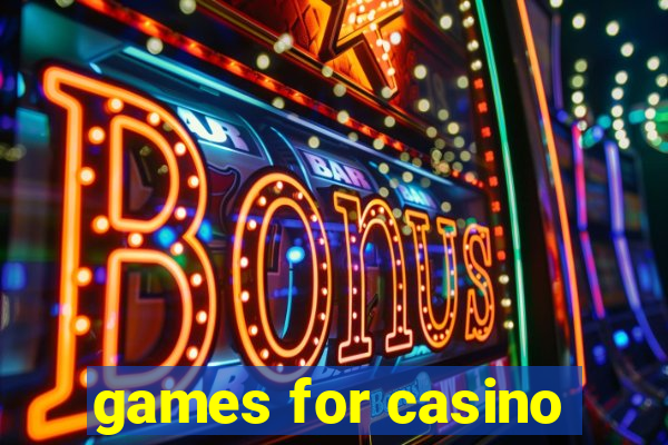 games for casino