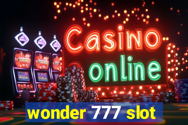 wonder 777 slot