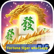 fortune tiger whatsapp