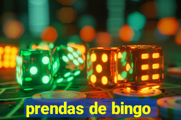 prendas de bingo