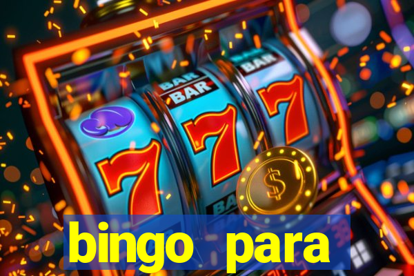 bingo para despedida de solteira para imprimir